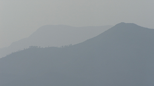 Mist in the mountains